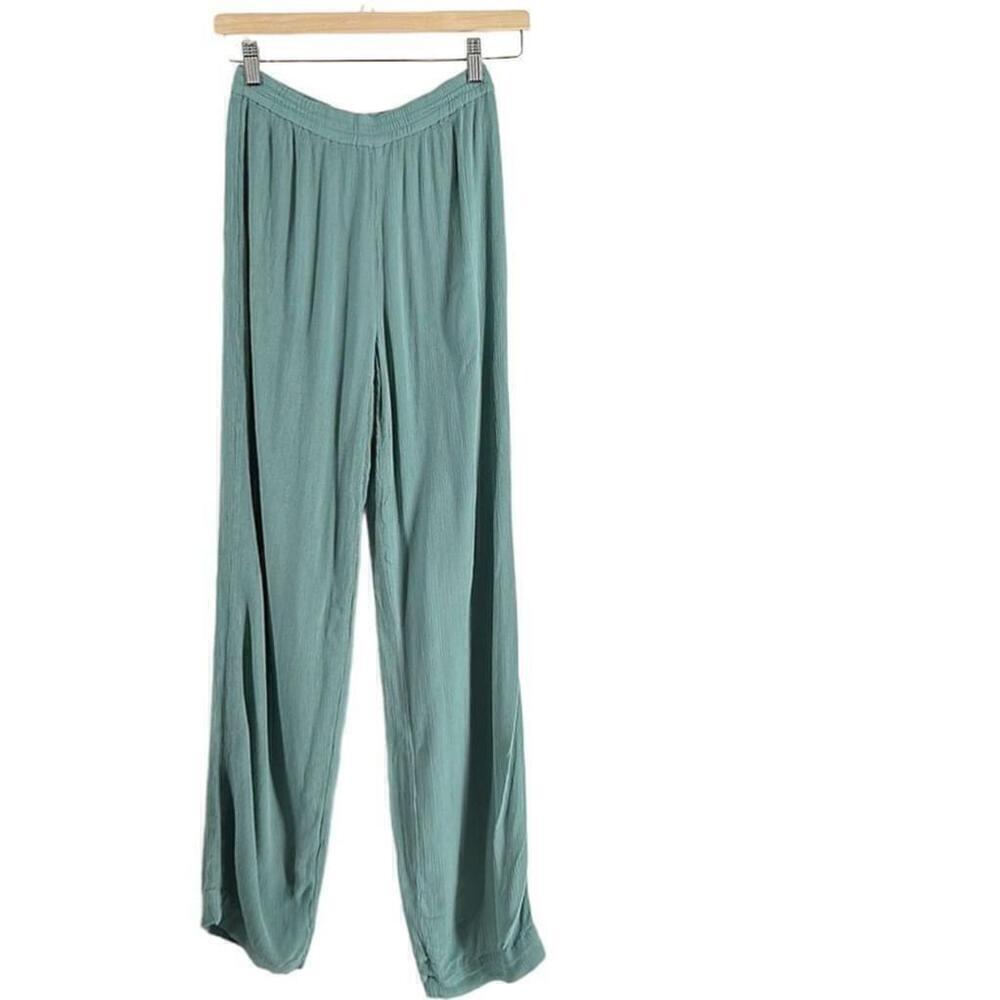 Aritzia Babaton Carson Pant wide leg light weighed lined gauzey beach lounge xs - Picture 3 of 9